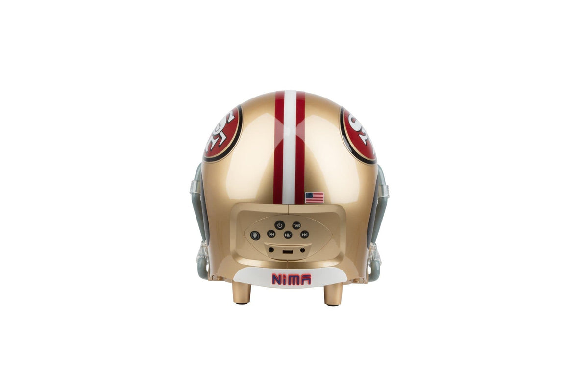 San Francisco 49ers Bluetooth Speaker Helmet – NIMA Sports Audio